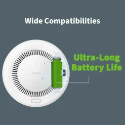 Aqara Smarte Alarmer|Smarte Sensorer|Smoke Detector Hvit