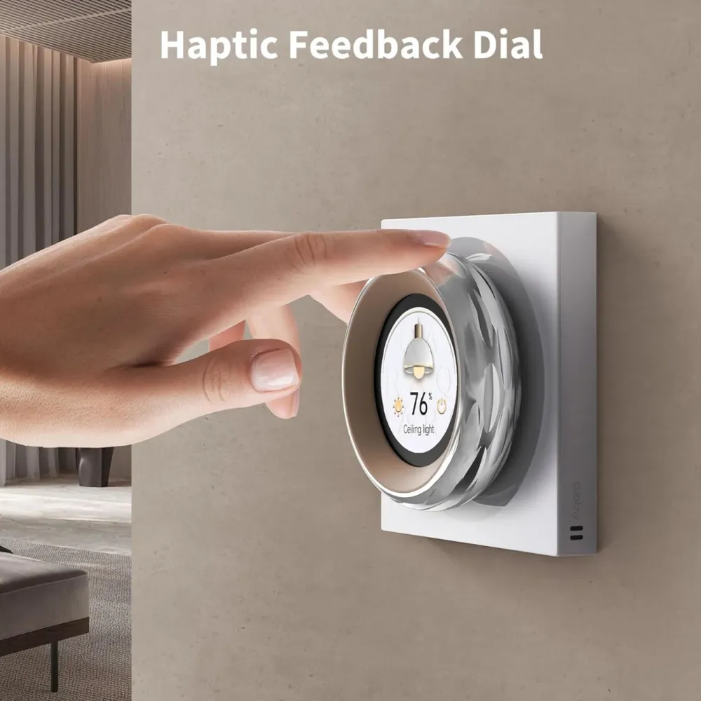 Aqara Fjernstrømbryter|Touchscreen Dial V1 EU – smart strømbryter med pekeskjerm