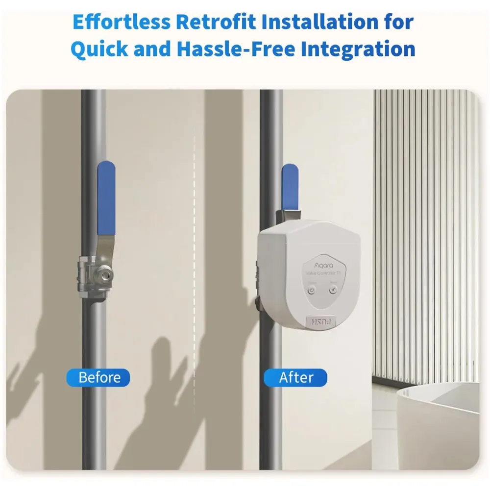 Aqara Smarte Sensorer|Vannalarm|Valve Controller T1