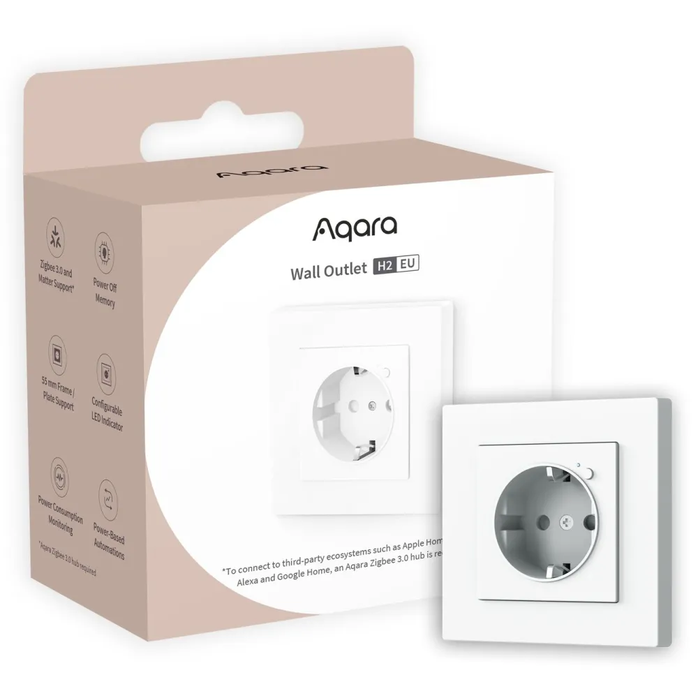 Aqara Fjernstrømbryter|Wall Outlet H2