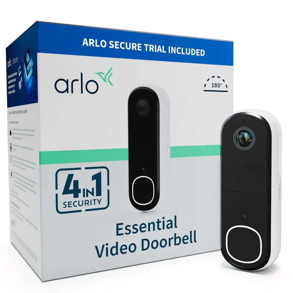 Arlo Smart Dørklokke|Smart Dørklokke|Essential doorbell 2 Trådløs dørklokke