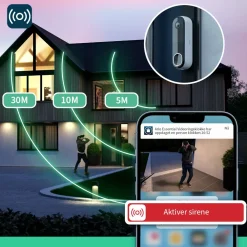 Arlo Smart Dørklokke|Smart Dørklokke|Essential doorbell 2 Trådløs dørklokke