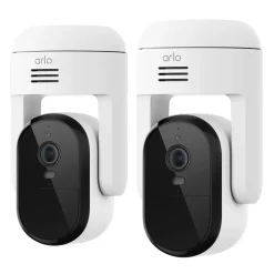 Arlo Kameraovervåking|Essential 3 HD PTZ – Nettdrevet overvåkingskamera 2-pk.