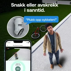 Arlo Kameraovervåking|Essential 3 HD PTZ – Nettdrevet overvåkingskamera 2-pk.