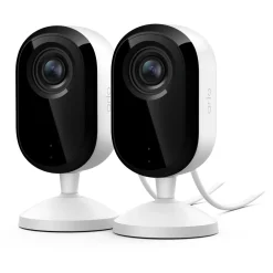 Arlo Kameraovervåking|Essential 3 HD PTZ – Overvåkingskamera innendørs 2-pk.