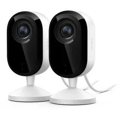 Arlo Kameraovervåking|Essential 3 HD PTZ – Overvåkingskamera innendørs 2-pk.