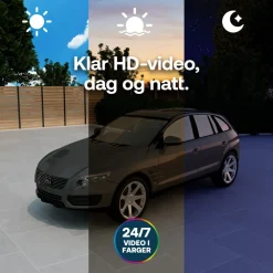 Arlo Kameraovervåking|Essential 3 HD – Trådløst overvåkingskamera 3-pk.