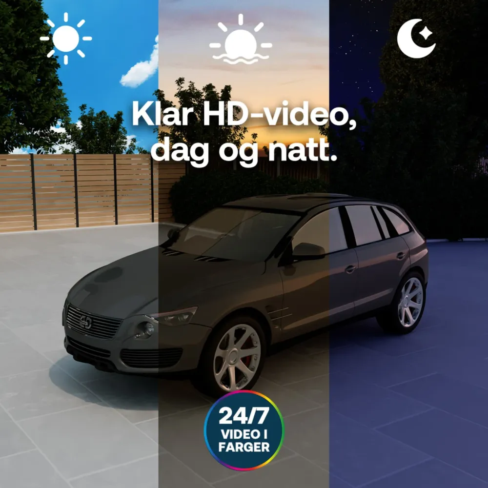 Arlo Kameraovervåking|Essential 3 HD – Trådløst overvåkingskamera 2-pk.