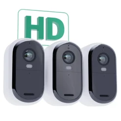 Arlo Kameraovervåking|Essential 2 HD – Trådløst overvåkingskamera 3-pk.