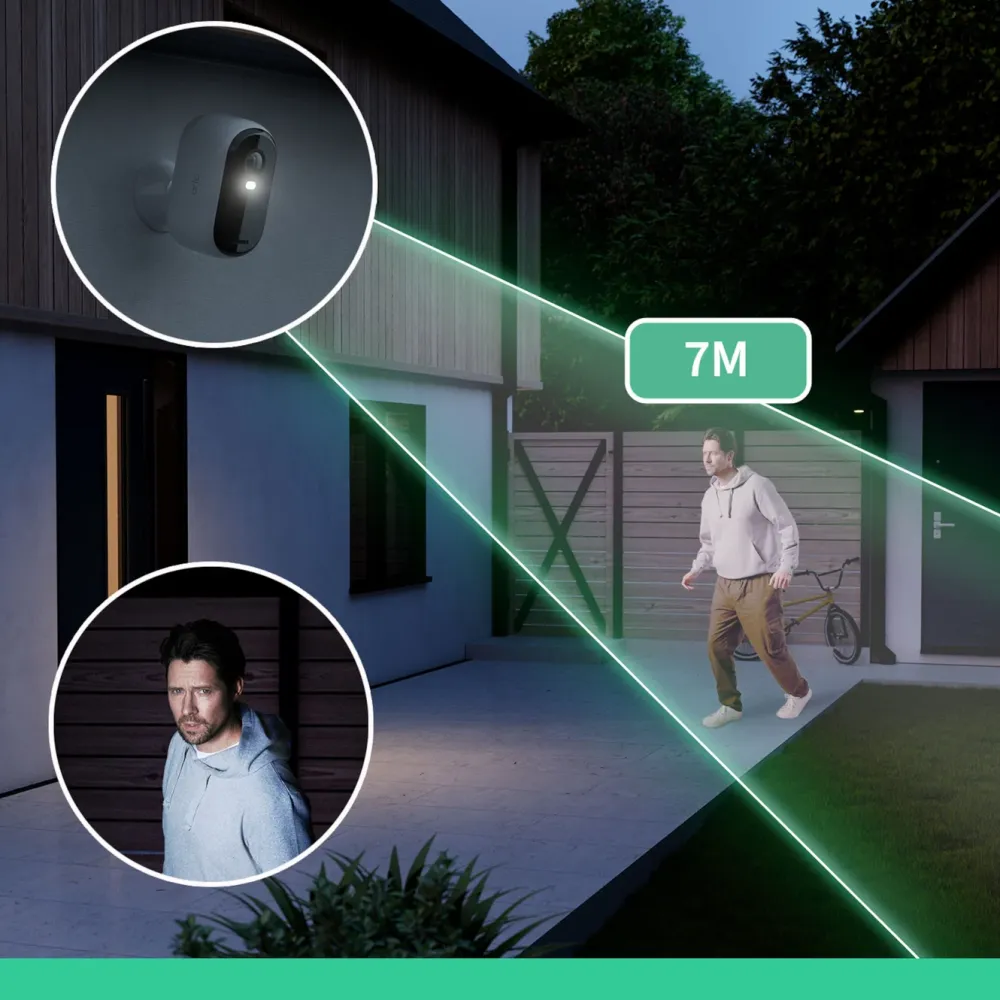 Arlo Kameraovervåking|Essential HD XL Overvåkingskamera 2-pk.