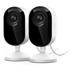 Arlo Kameraovervåking|Essential 3 2K – Overvåkingskamera innendørs 2-pk.