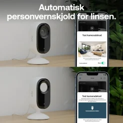 Arlo Kameraovervåking|Essential 3 2K – Overvåkingskamera innendørs 2-pk.
