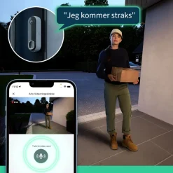 Arlo Smart Dørklokke|Smart Dørklokke|Essential 2K Trådløs videodørklokke med Chime 2