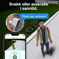 Arlo Kameraovervåking|Essential 3 XL 2K – Trådløst overvåkingskamera 2-pk.