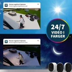 Arlo Kameraovervåking|Pro 5 Spotlight – Trådløst overvåkingskamera 3-pk.