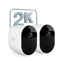 Arlo Kameraovervåking|Pro 5 Spotlight – Trådløst overvåkingskamera 2-pk.