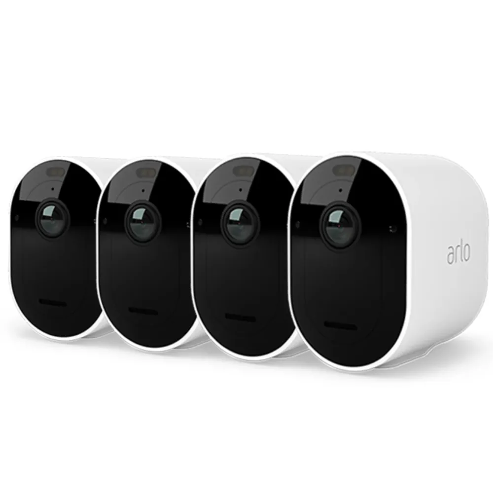 Arlo Kameraovervåking|Pro 5 Spotlight – Trådløst overvåkingskamera 4-pk.