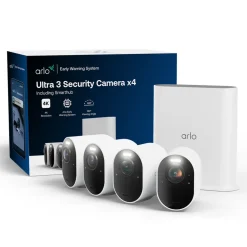Arlo Kameraovervåking|Ultra 3 4K – Trådløst overvåkingskamera 4-pk.