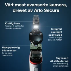 Arlo Kameraovervåking|Ultra 3 4K – Trådløst overvåkingskamera 3-pk.