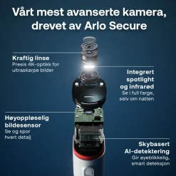 Arlo Kameraovervåking|Ultra 3 4K – Trådløst overvåkingskamera 3-pk.