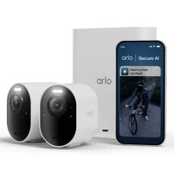 Arlo Kameraovervåking|Ultra 3 4K – Trådløst overvåkingskamera 2-pk.