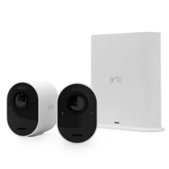 Arlo Kameraovervåking|Ultra 2 Spotlight – Trådløst overvåkingskamera 2-pk.
