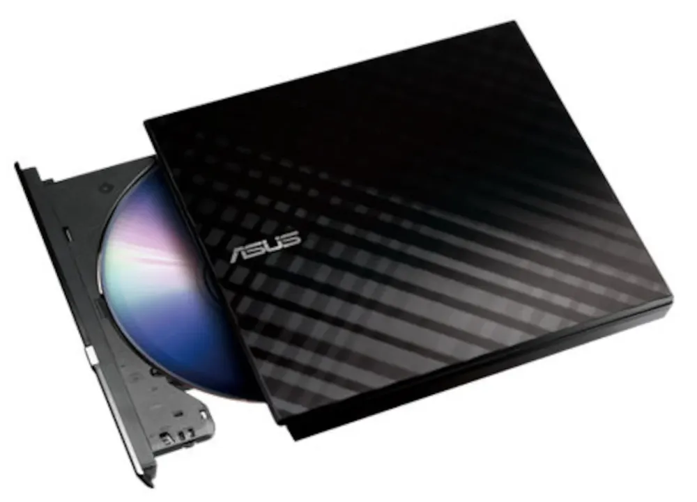 Asus Datamaskinkomponenter|External Slim DVD-brenner og leser Svart