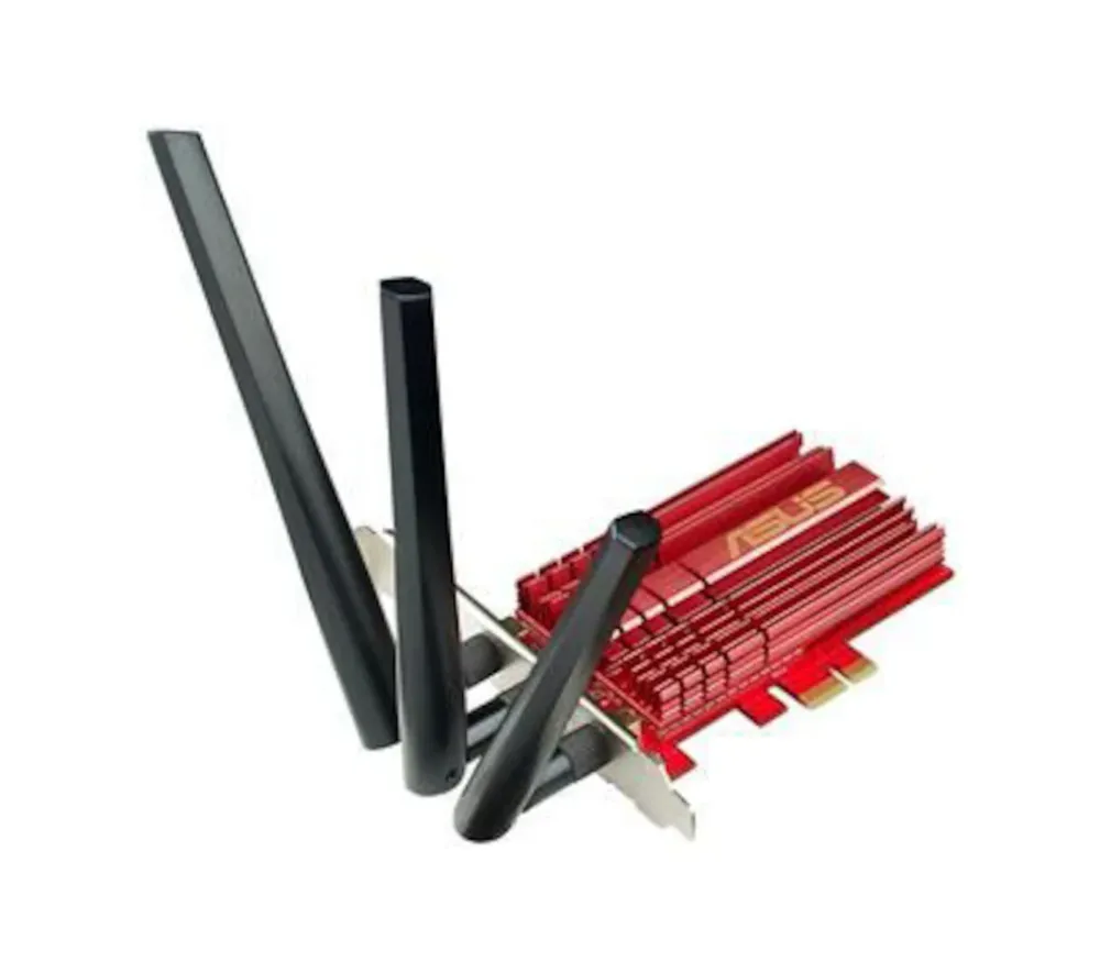 Asus Nettverkskort (Trådløse)|PCE-AC68 PCI Express-nettverkskort AC1900