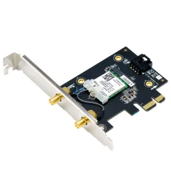 Asus Nettverkskort (Trådløse)|PCE-BE6500 Wifi 7 Tri-Band PCIe Nettverkskort