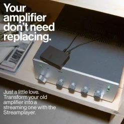 Atonemo Musikkspiller Og Radio|Streamplayer nettverksstreamer Svart