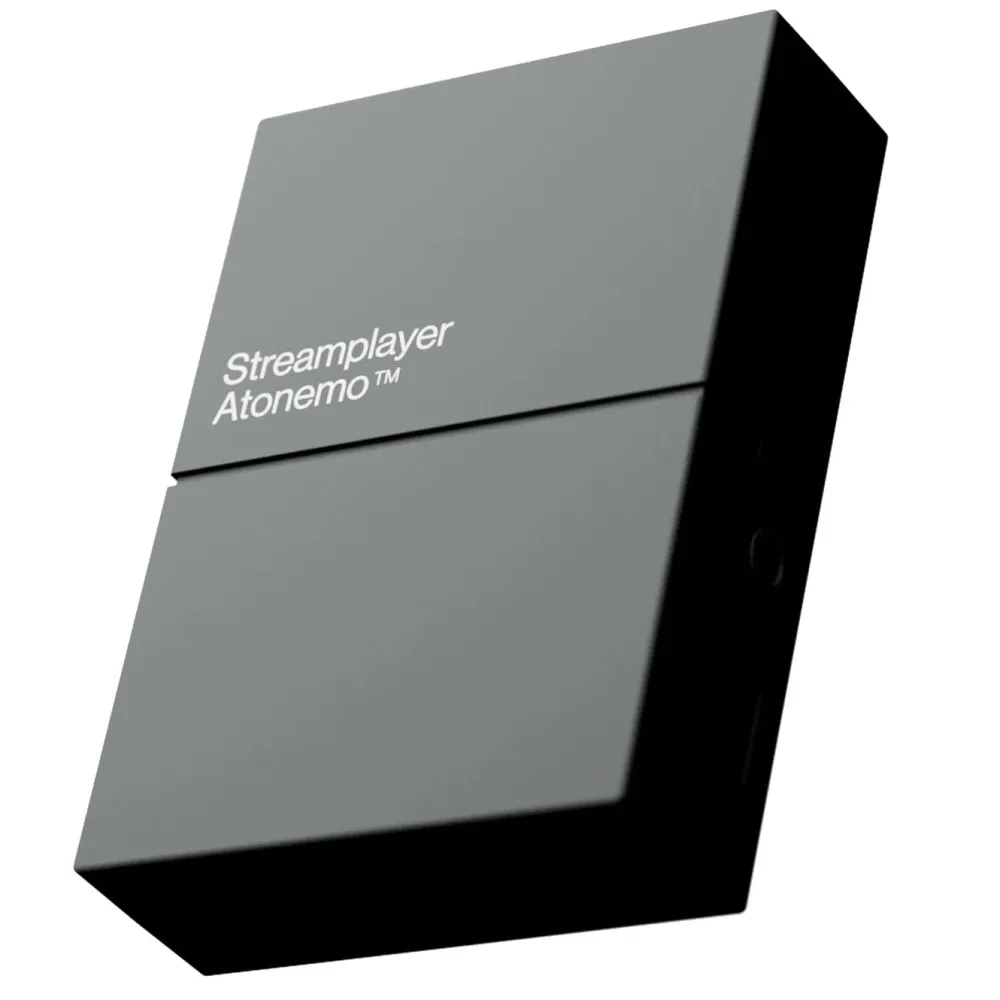 Atonemo Musikkspiller Og Radio|Streamplayer nettverksstreamer Svart