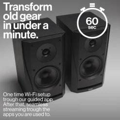 Atonemo Musikkspiller Og Radio|Streamplayer nettverksstreamer Svart