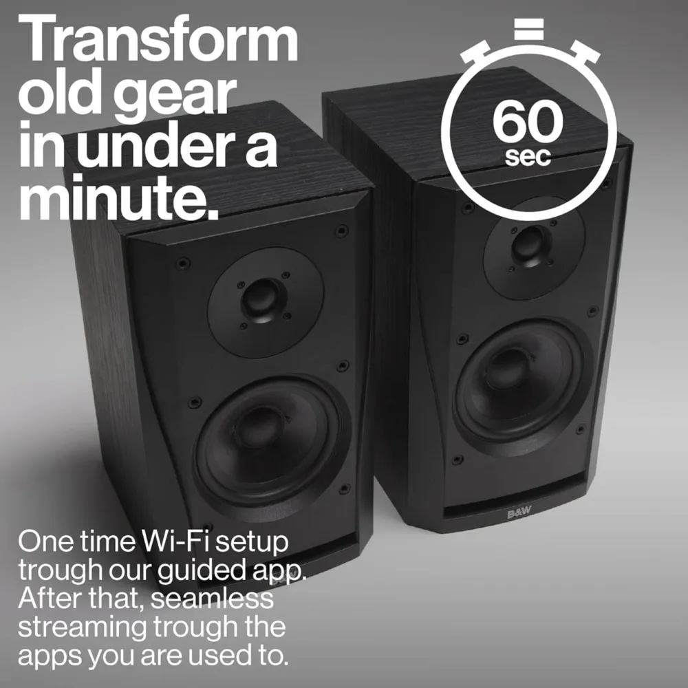 Atonemo Musikkspiller Og Radio|Streamplayer nettverksstreamer Svart