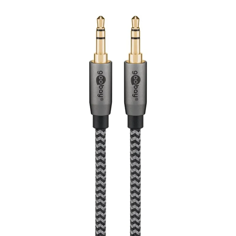 Kjell Lyd- & Videokabler|AUX-lydkabel 3,5 mm 1 m