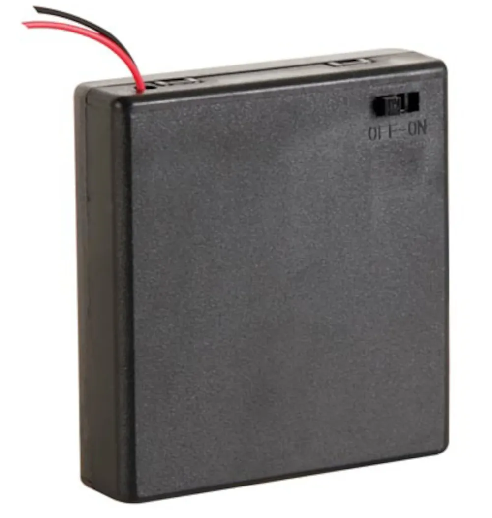 Kjell Batterier|Batterier|Batteriholder 4xR6 (AA)