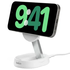 Belkin Iphone-Tilbehør|Hjemmekontor|BoostCharge Pro Ladestativ med Qi2 15 W