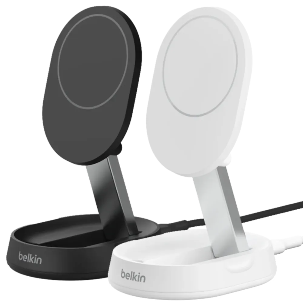 Belkin Iphone-Tilbehør|Hjemmekontor|BoostCharge Pro Ladestativ med Qi2 15 W