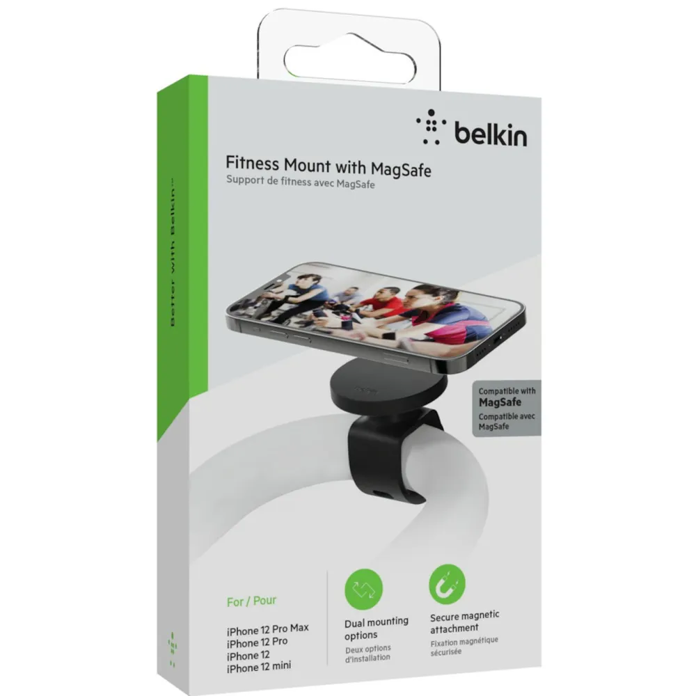 Belkin Iphone-Tilbehør|Mobiltelefonholder|Magsafe Fitness-feste