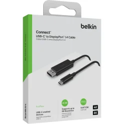 Belkin Kabler Til Datamaskin|Kabler Og Adaptere|USB-C-kabel til Displayport 8K/60 Hz 2 m