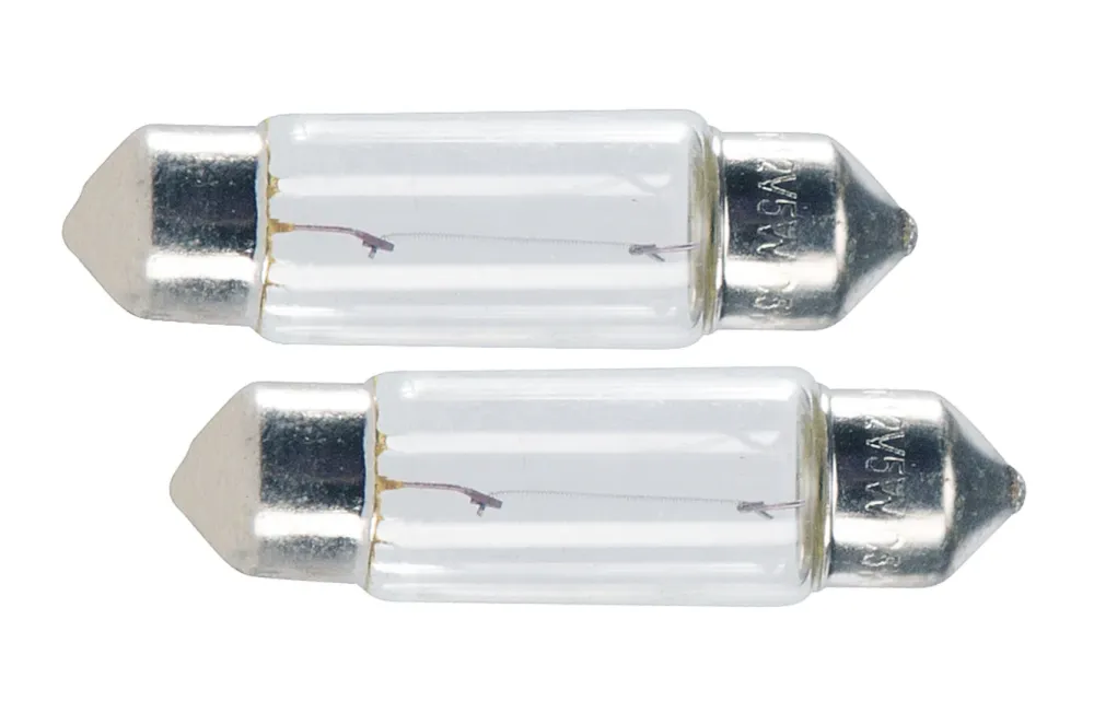 Kjell Biltilbehør|Bilpære SV 8,5 5 W 2-pk.