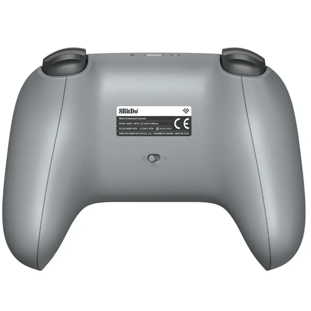 8Bitdo Skjermbeskytter Og Deksel|Gamingskjermer|64 Bluetooth Controller Classic Grey