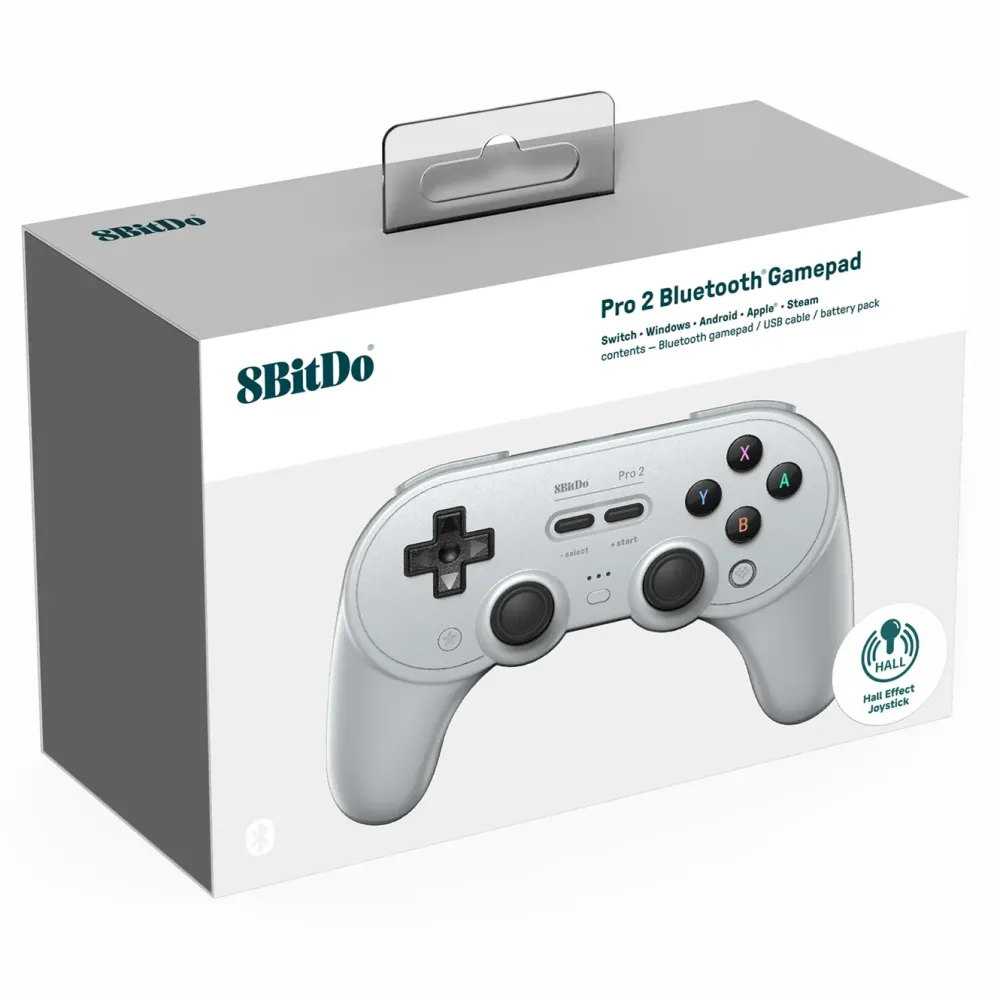 8Bitdo Håndkontroller|Pro 2 Bluetooth Hall Edition Håndkontroller