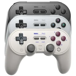 8Bitdo Håndkontroller|Pro 2 Bluetooth Håndkontroller Grå