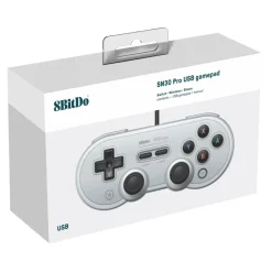 8Bitdo Håndkontroller|SN30 Pro Håndkontroller med USB-tilkobling