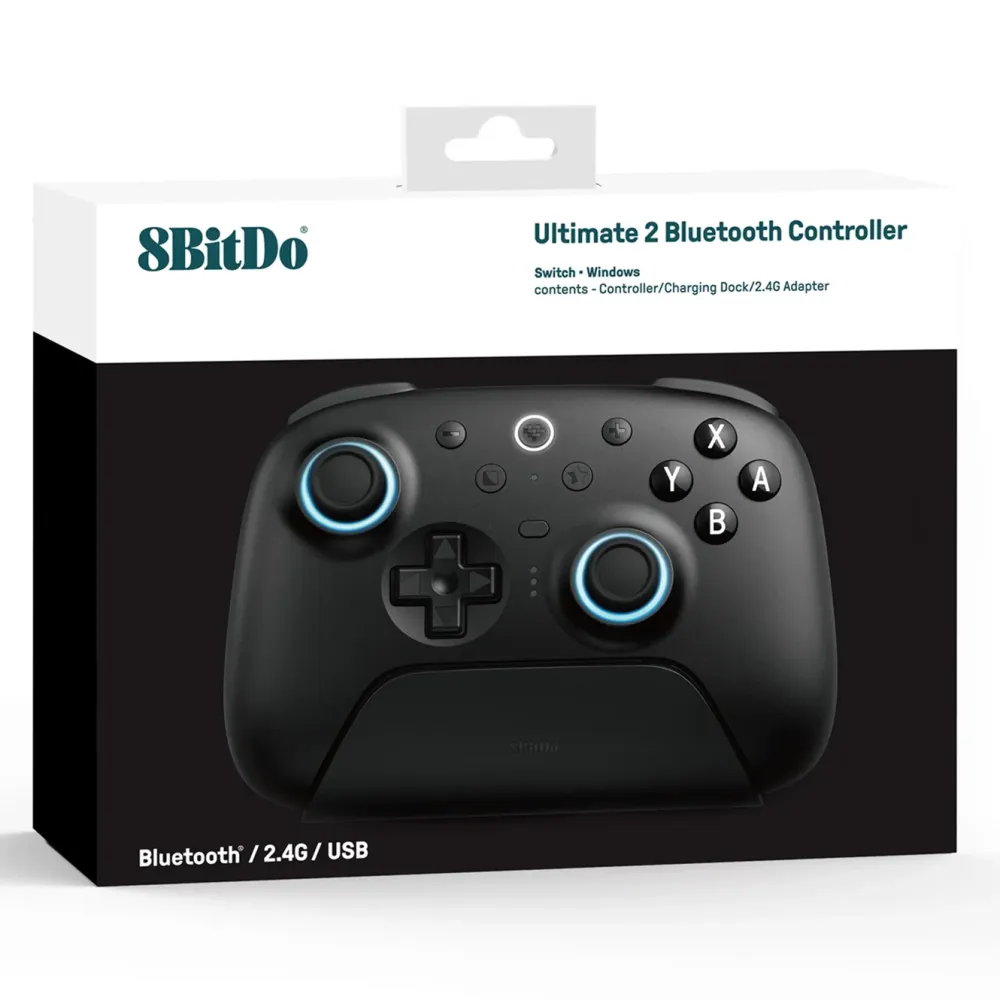 8Bitdo Håndkontroller|Ultimate 2 Bluetooth-kontroller