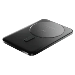 BMX Powerbank|Ultratynt magnetisk Qi2-powerbank 5000 mAh, semi-solid-state i titan