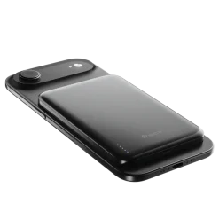 BMX Powerbank|Ultratynt magnetisk Qi2-powerbank 5000 mAh, semi-solid-state i titan