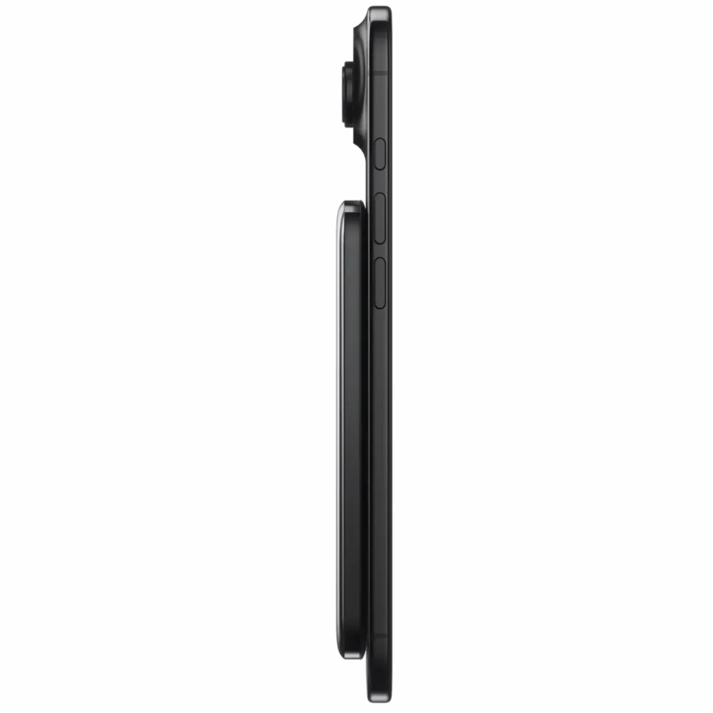 BMX Powerbank|Ultratynt magnetisk Qi2-powerbank 5000 mAh, semi-solid-state i titan