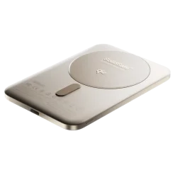 BMX Powerbank|Ultratynt magnetisk Qi2-powerbank 5000 mAh, semi-solid-state i titan