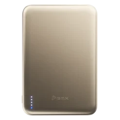 BMX Powerbank|Ultratynt magnetisk Qi2-powerbank 5000 mAh, semi-solid-state i titan
